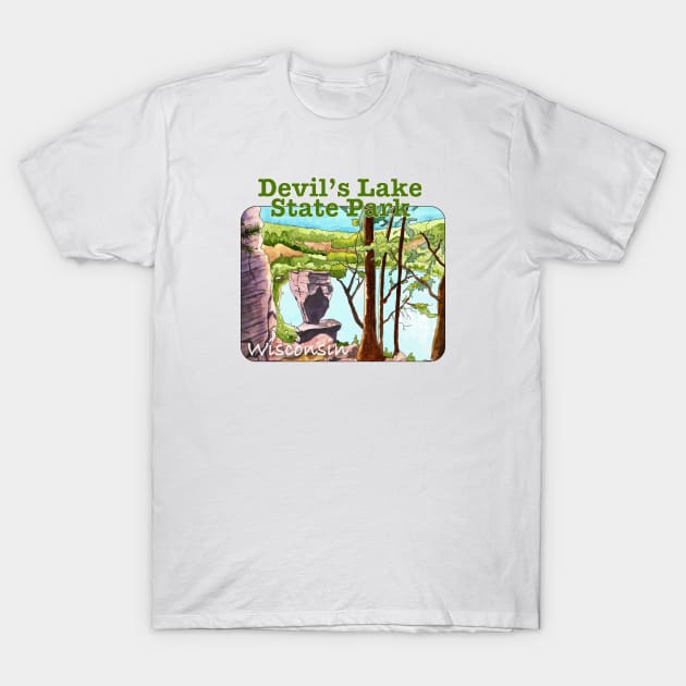 Devil's Lake State Park, Wisconsin T-Shirt by MMcBuck